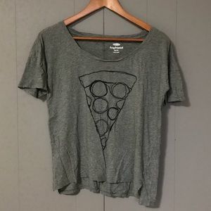 Pepperoni Pizza Boyfriend Tee